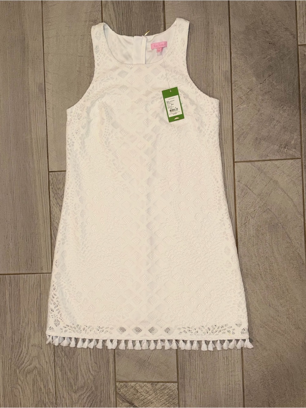 NWT Lilly Pulitzer Marquette Shift Dress Resort White Pineapple M